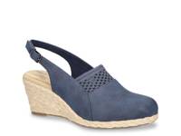 Aloha Espadrille Wedge Sandal Navy view