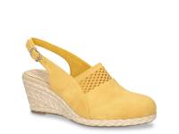 Aloha Espadrille Wedge Sandal Yellow view