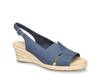 Resort Espadrille Wedge Sandal Blue view
