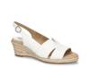 Resort Espadrille Wedge Sandal White view