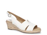 Resort Espadrille Wedge Sandal White view