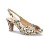 Saturn Pump Taupe Snake Print view