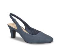 Ritsa Pump Navy Linen view
