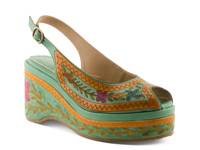 Art De Vivre Platform Sandal Mint Green/Multicolor view