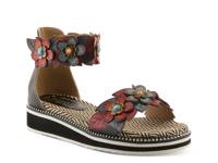 Cruzer Wedge Sandal Black/Multicolor view