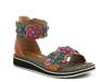 Cruzer Wedge Sandal Camel/Multicolor view