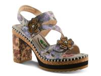 Escape Artist Platform Sandal Blue/Multicolor view