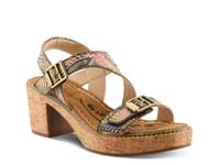 Jess Platform Sandal Navy/Multicolor view