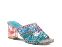Lacy Loops Sandal Blue view