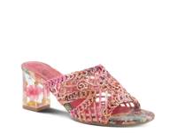 Lacy Loops Sandal Fuchsia view