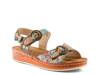Off Trak Sandal Orange/Multicolor view