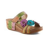 Oh So Sweet Wedge Sandal Tan/Multicolor view