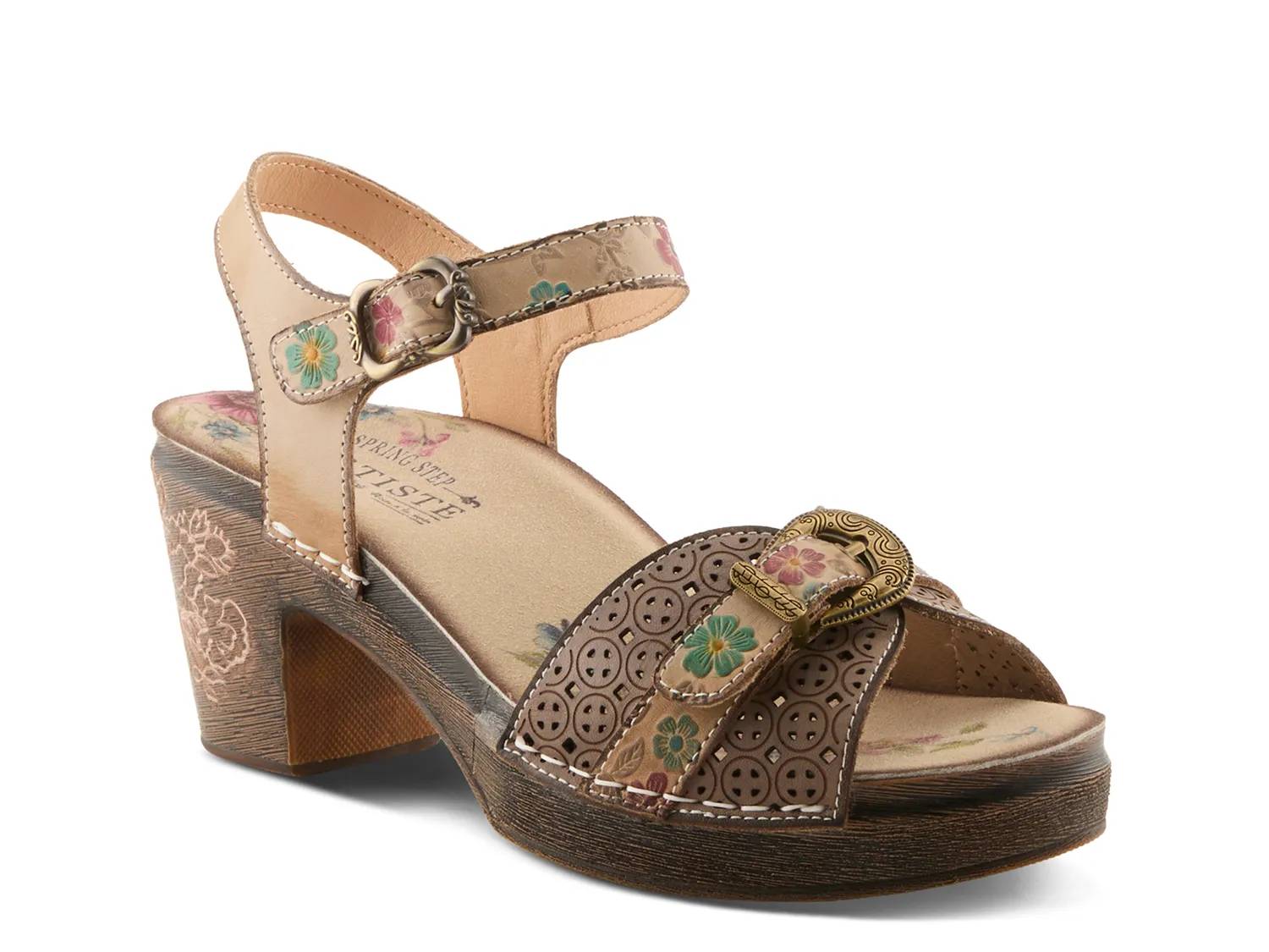 Upper Buck Platform Sandal