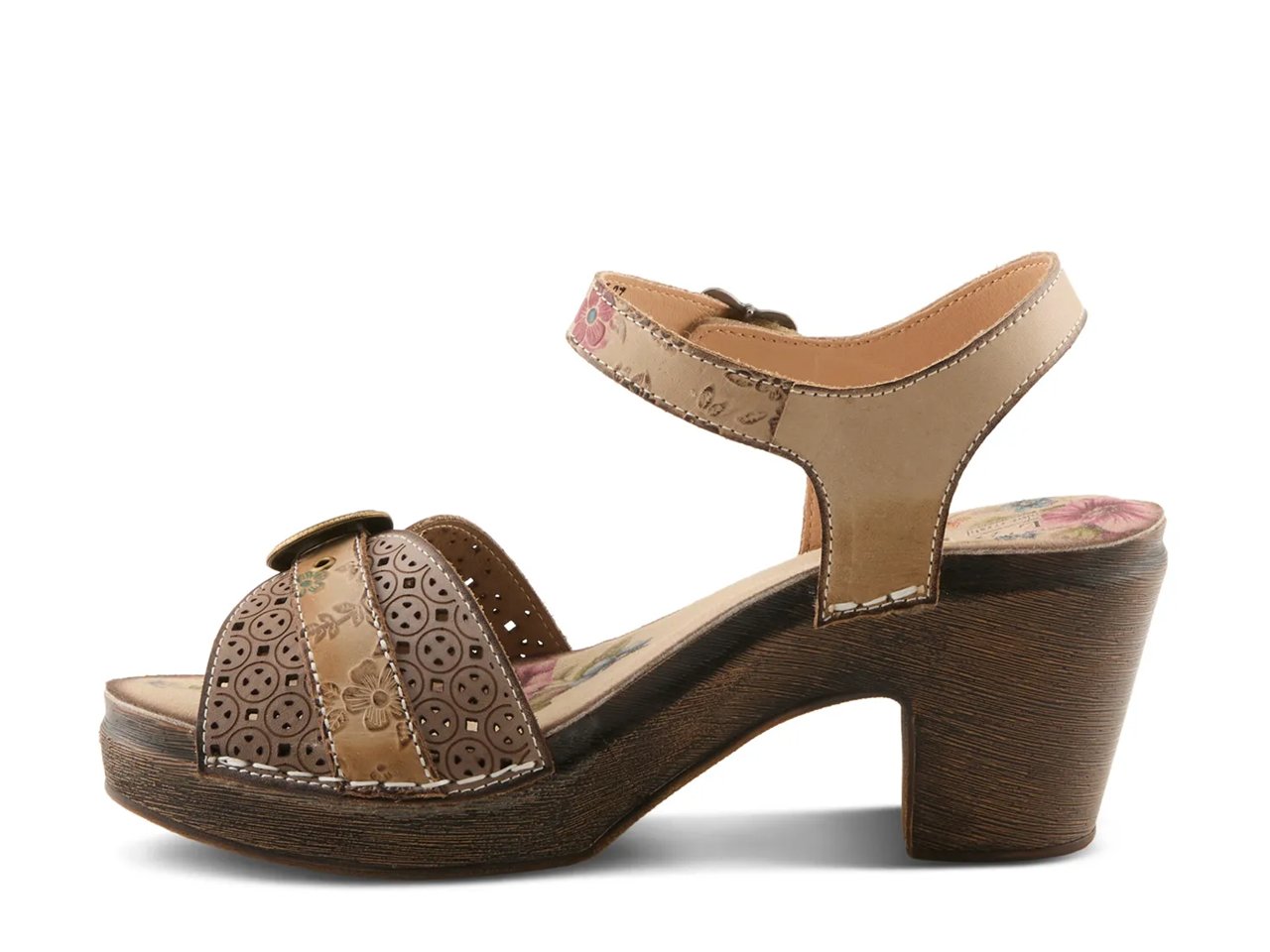 Upper Buck Platform Sandal