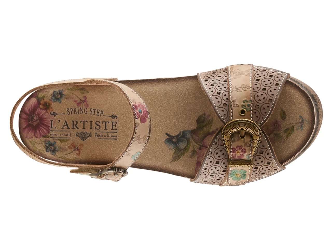 Upper Buck Platform Sandal