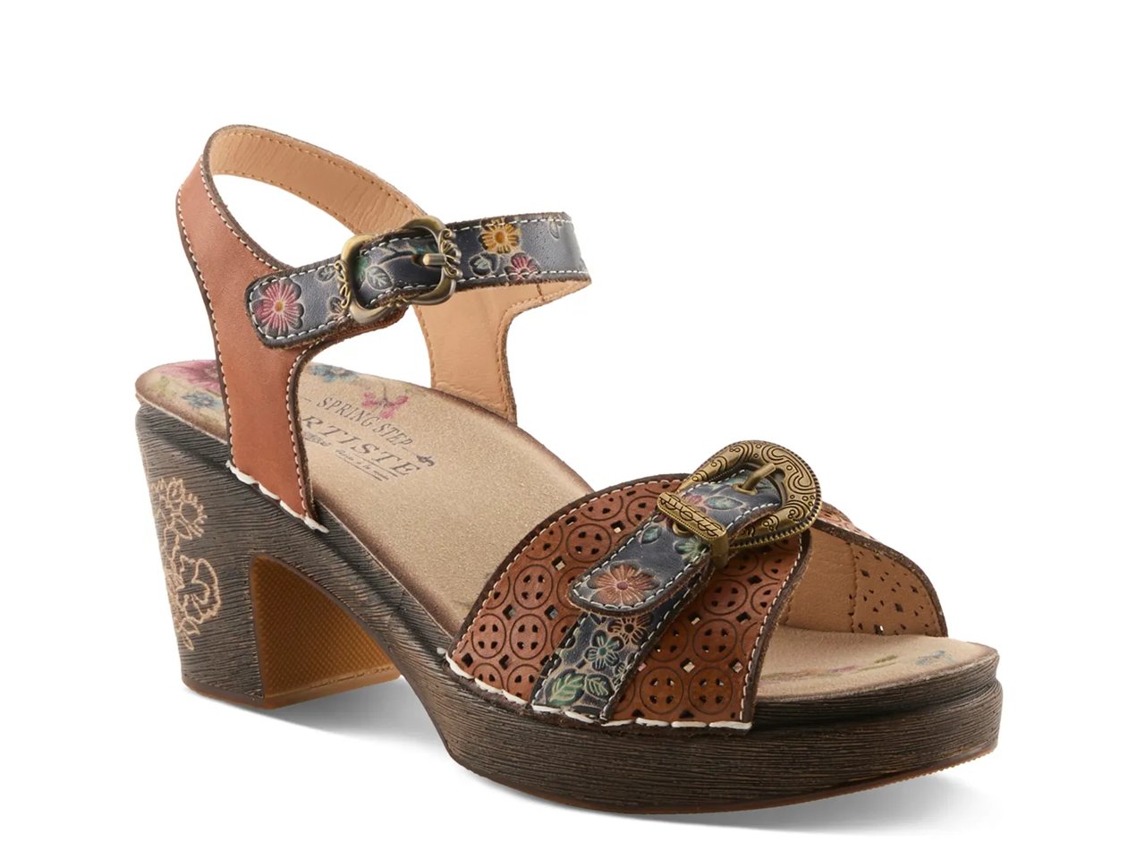 Upper Buck Platform Sandal