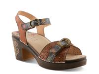 Upper Buck Platform Sandal Camel view