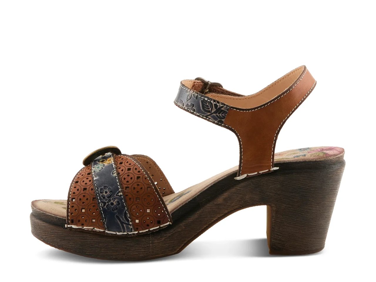 Upper Buck Platform Sandal