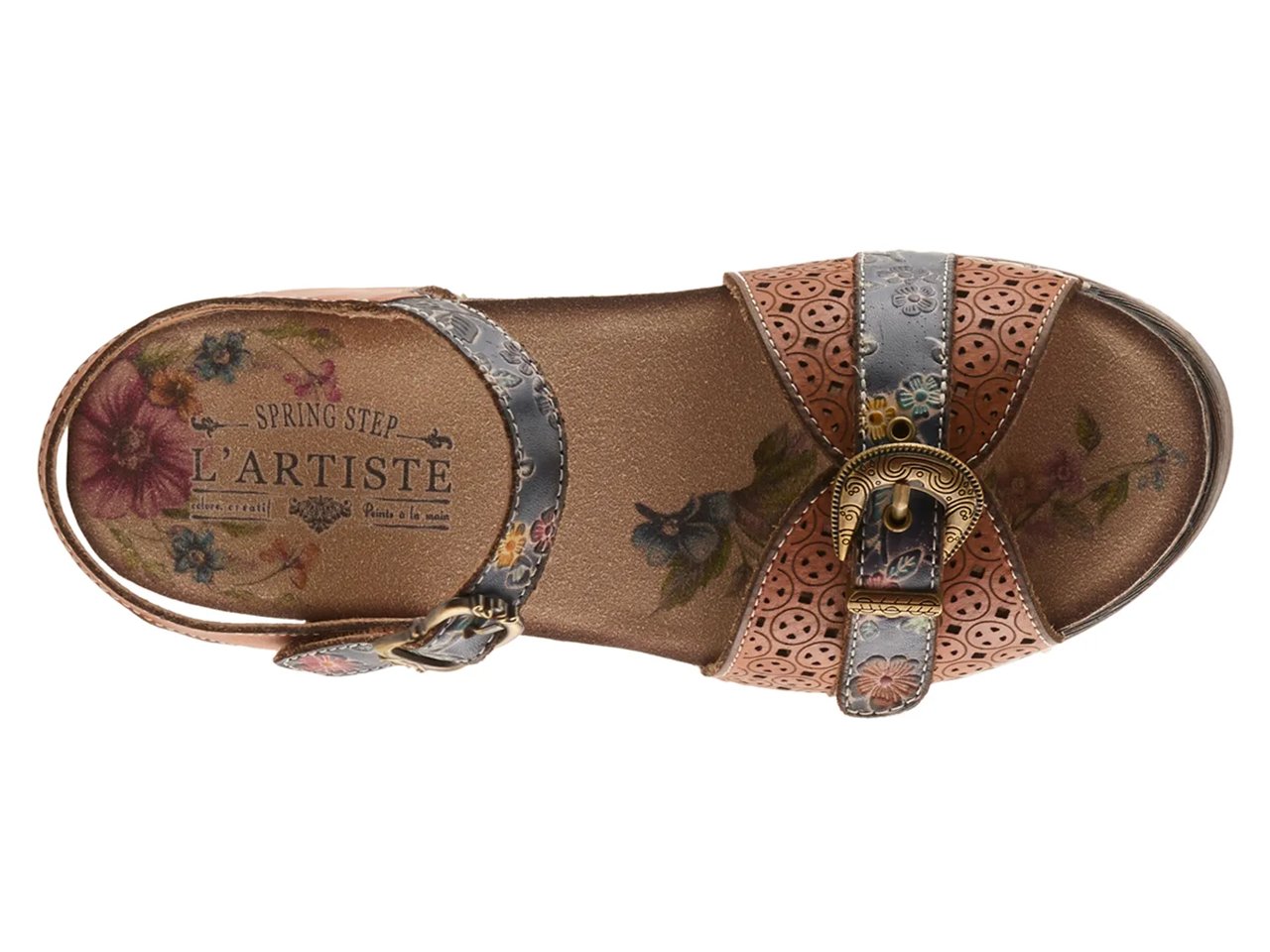 Upper Buck Platform Sandal