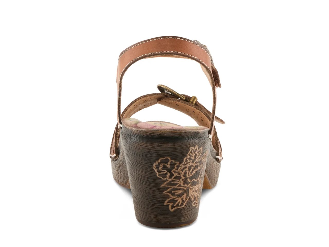 Upper Buck Platform Sandal