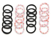 Black Cherry Seamless Hair Ties - 20 Pack Multicolor view
