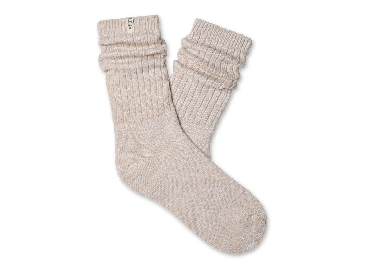 Rib Knit Slouch Women's Crew Socks - 3 Pack