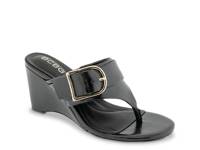 Seema Wedge Sandal Black view