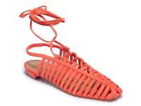 Geneva Sandal Sunset Orange view