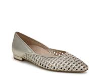 Gracia Woven Flat Gold Leather view