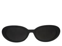 Always Having A Moment Polarized Oval Sunglasses Black view