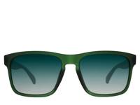 Emerald City Timeshare Square Sunglasses Dark Green view