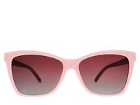 Rose Retail Therapy Square Sunglasses Pink view