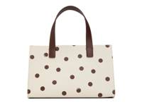 Suricon Mini Tote Dark Brown/Cream Polka Dot view