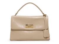 Bethany Leather Satchel Beige view