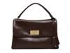 Bethany Leather Satchel Dark Brown view