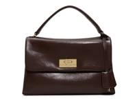 Bethany Leather Satchel Dark Brown view