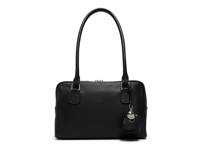 Elanie Leather Shoulder Bag Black view