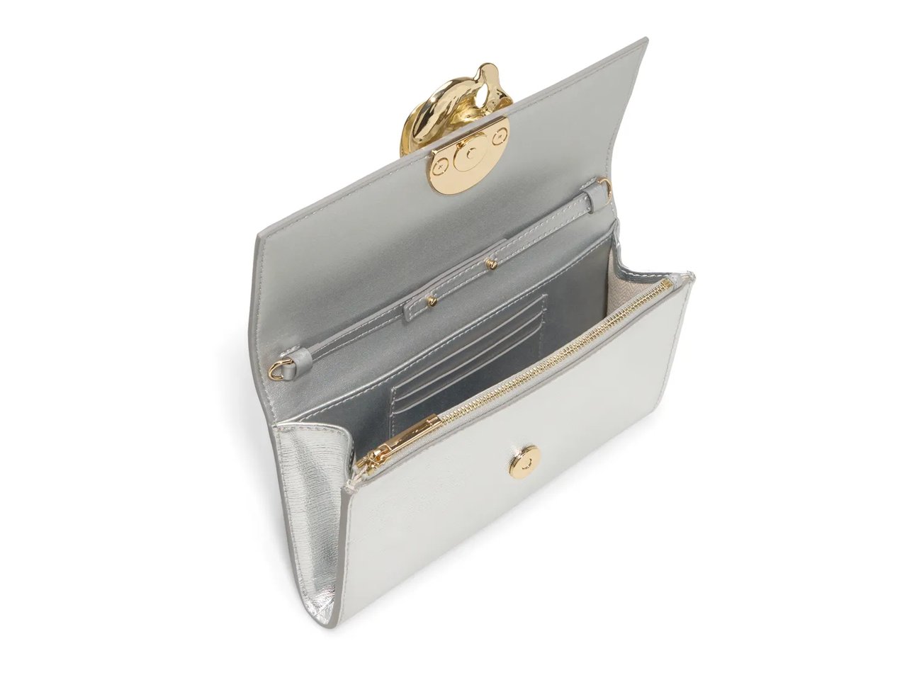 Kira Rose Leather Clutch