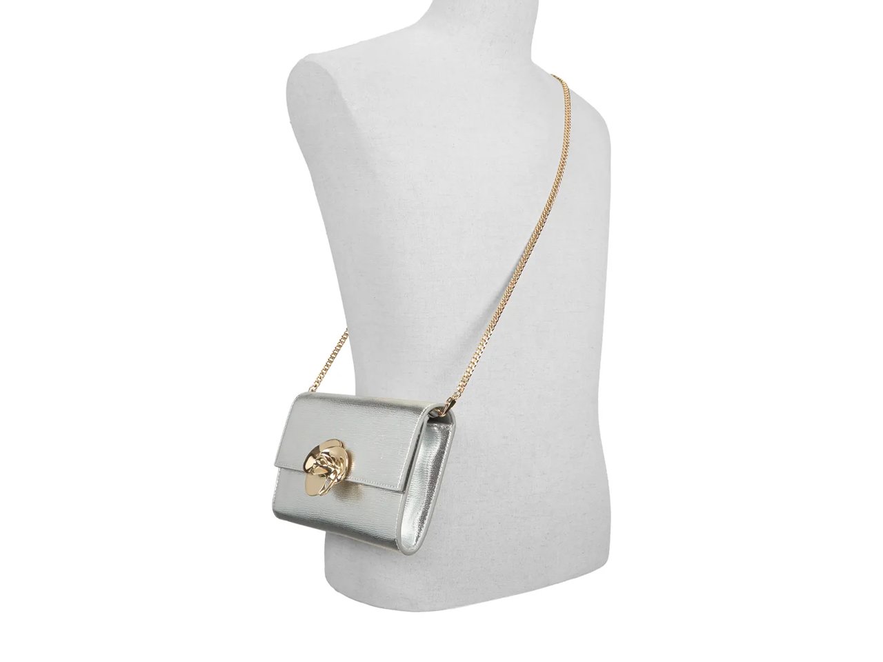 Kira Rose Leather Clutch