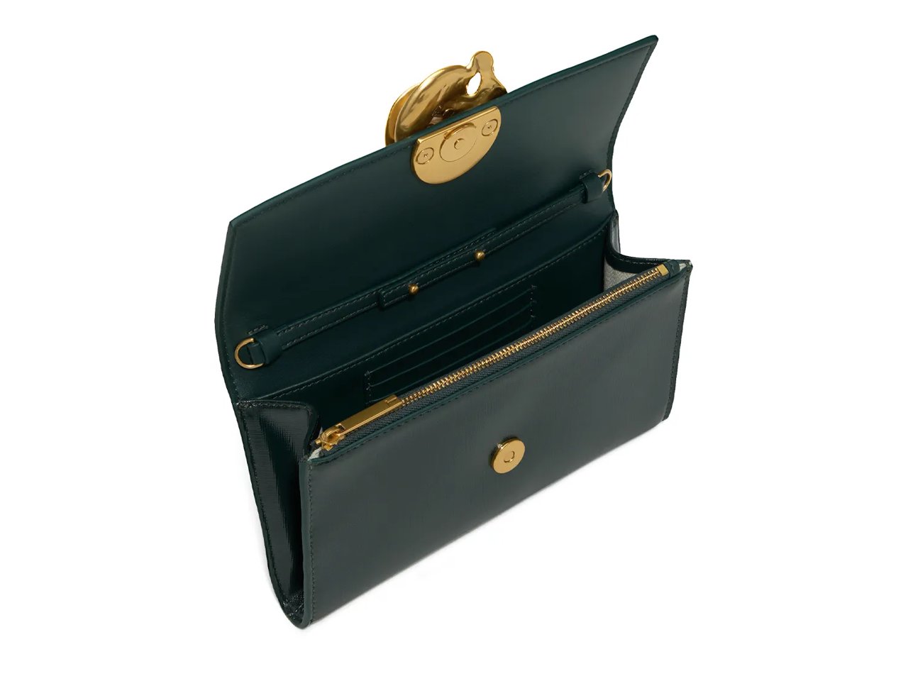 Kira Rose Leather Clutch