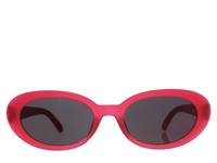 Dancing Through Dimensions Polarized Oval Sunglasses Light Pink view