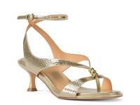 Cherie Sandal Gold Snake Print view