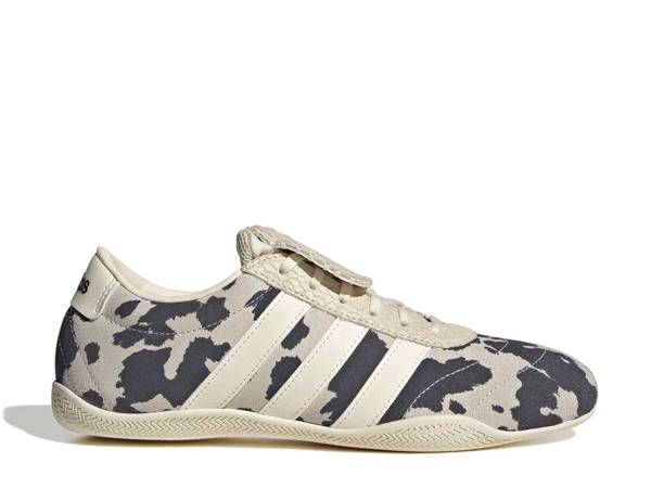 Featuring a cow print sneaker from adidas.