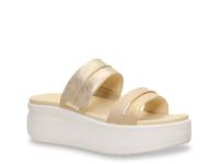 Austin Slide Classic Wedge Sandal Platino view