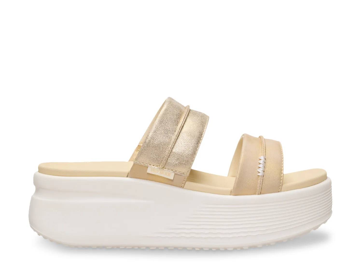 Featuring the HEYDUDE Austin Slide Classic Wedge Sandal. Click to shop this shoe.