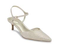Rose Pump Light Gold Fabric view
