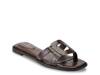 Vienma Sandal Dark Brown Croc Print view