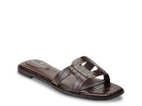 Vienma Sandal Dark Brown Croc Print view