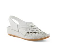 Choi Wedge Sandal White view
