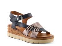 Kirra Wedge Sandal Navy view